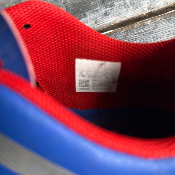 adidas Blue and Red Athletic Shoes turf, soccer cleats - Picture 12 of 12